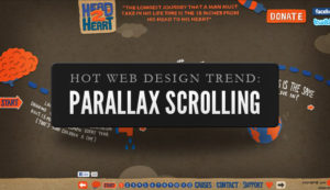 parallax design element design trends